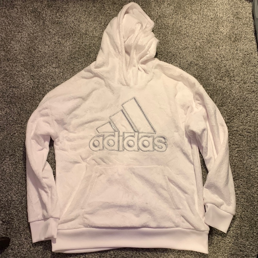 White Adidas Hoodie